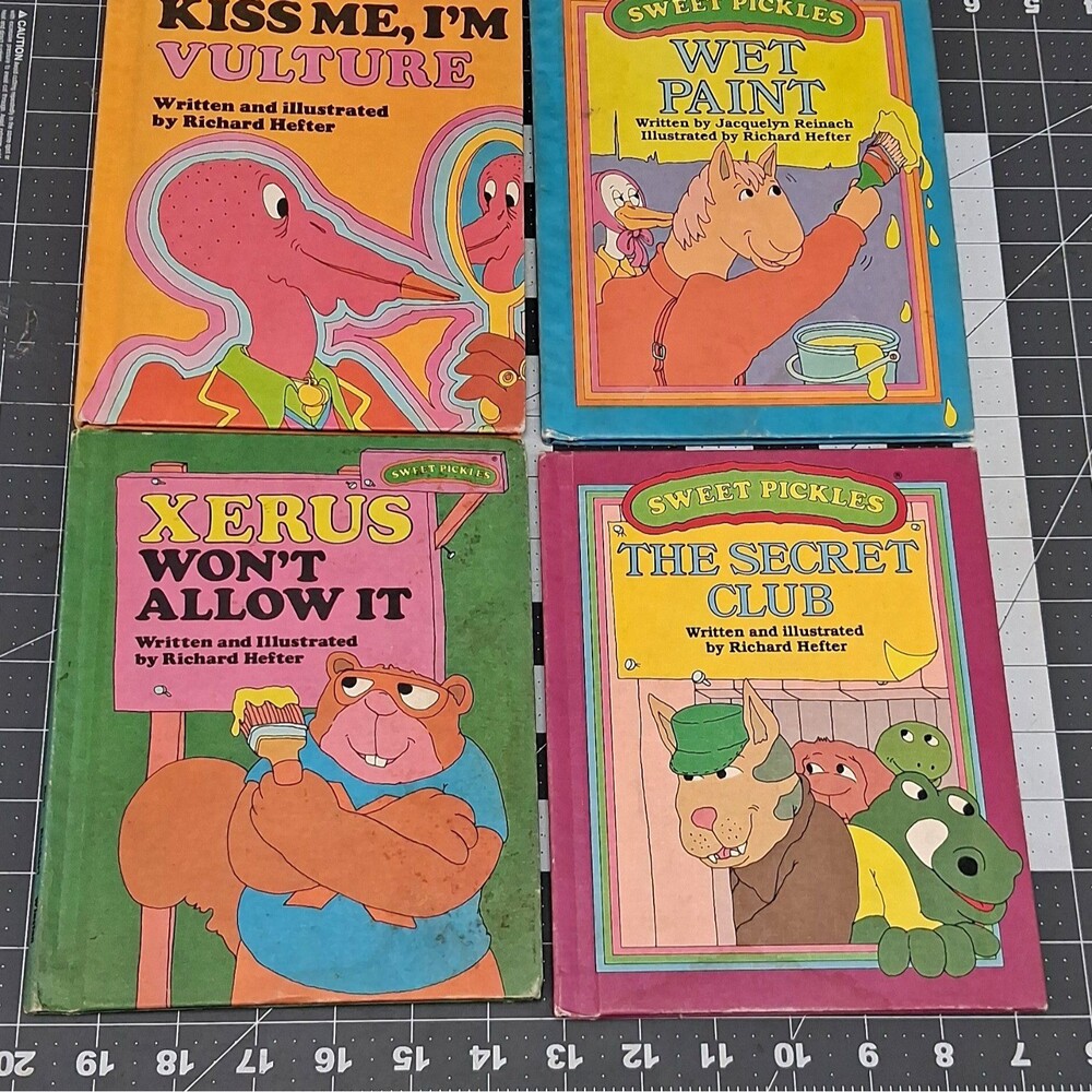 Sweet Pickles Lot of 4 Hardcover Illustrated Weekly Reader Books